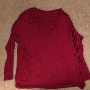 Long sleeve blouse size 1x